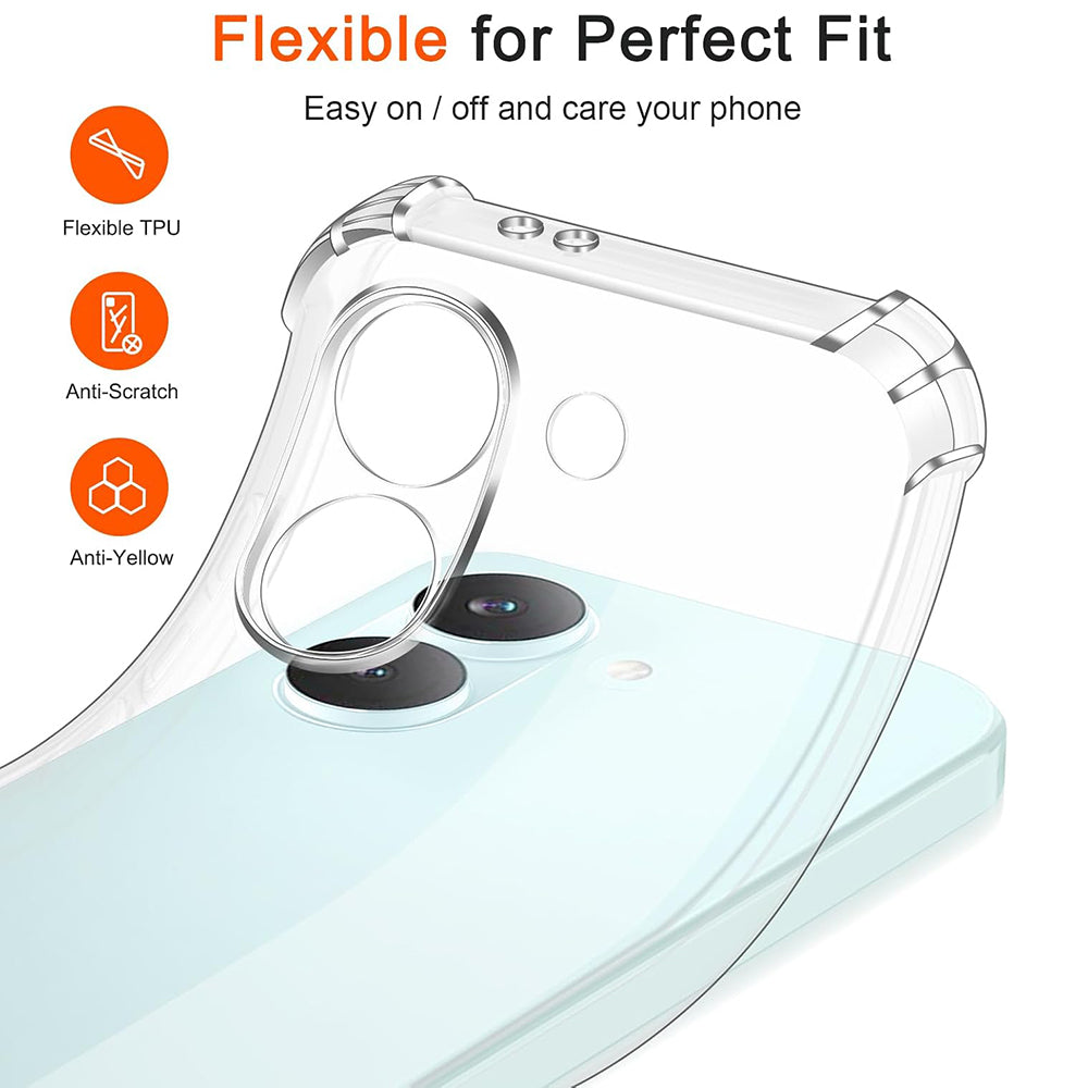 Etui na Xiaomi Poco X8 Pro, Techsuit, Shockproof Clear, Przezroczyste