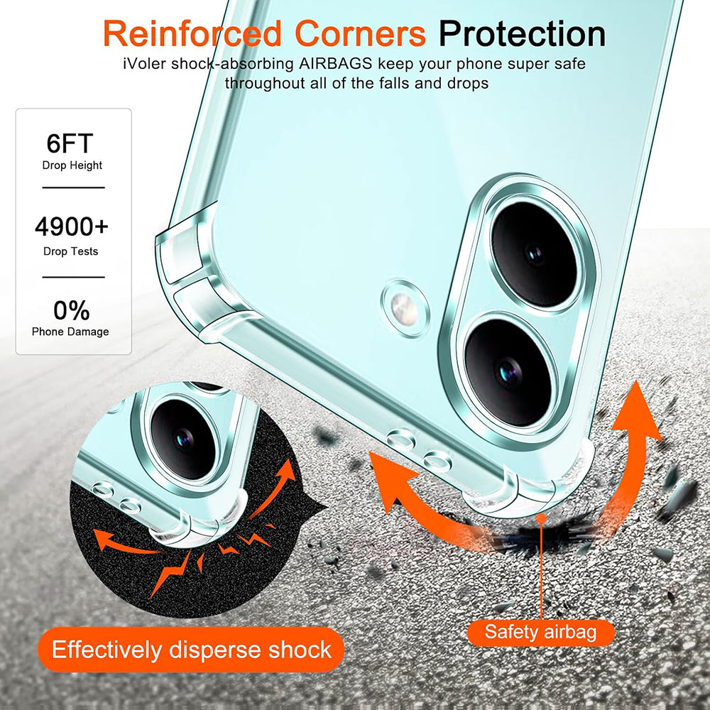 Etui na Xiaomi Poco X8 Pro, Techsuit, Shockproof Clear, Przezroczyste