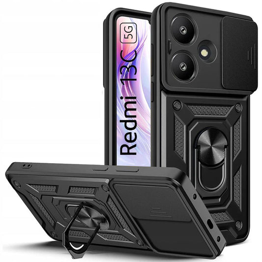 Etui do Xiaomi Redmi 13C 5G, Tech-Protect, CamShield Pro, czarny