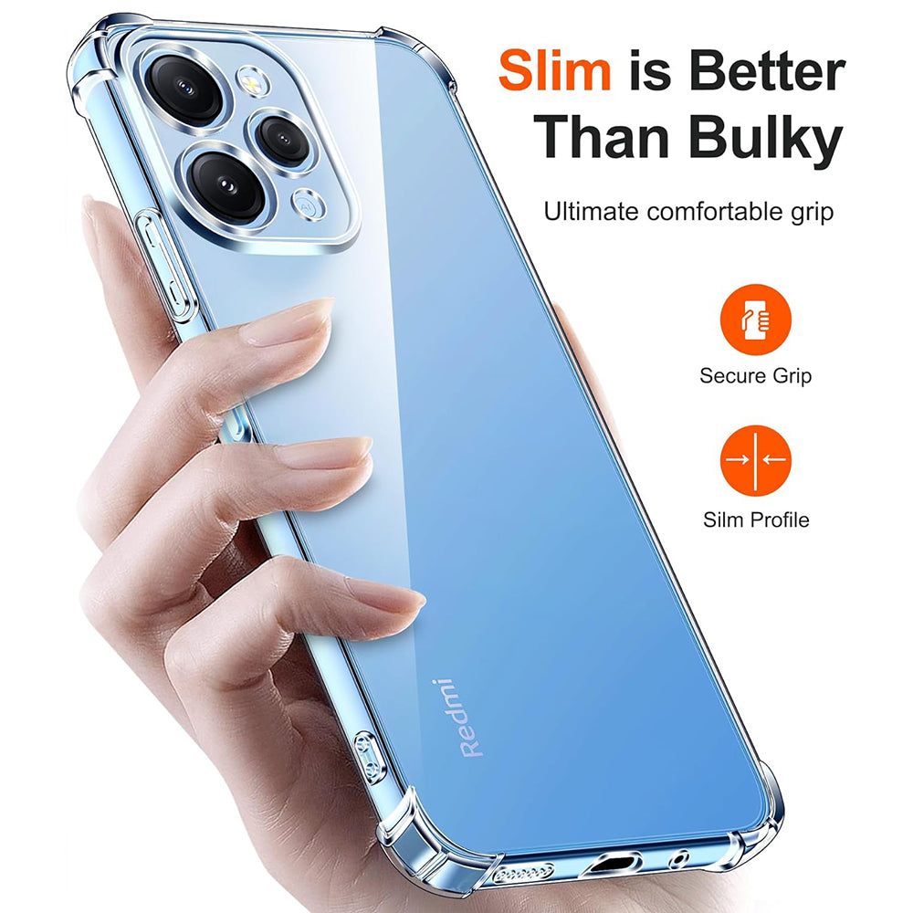Etui na Xiaomi Redmi 12 5G / 12, Techsuit, Shockproof Clear, Przezroczyste