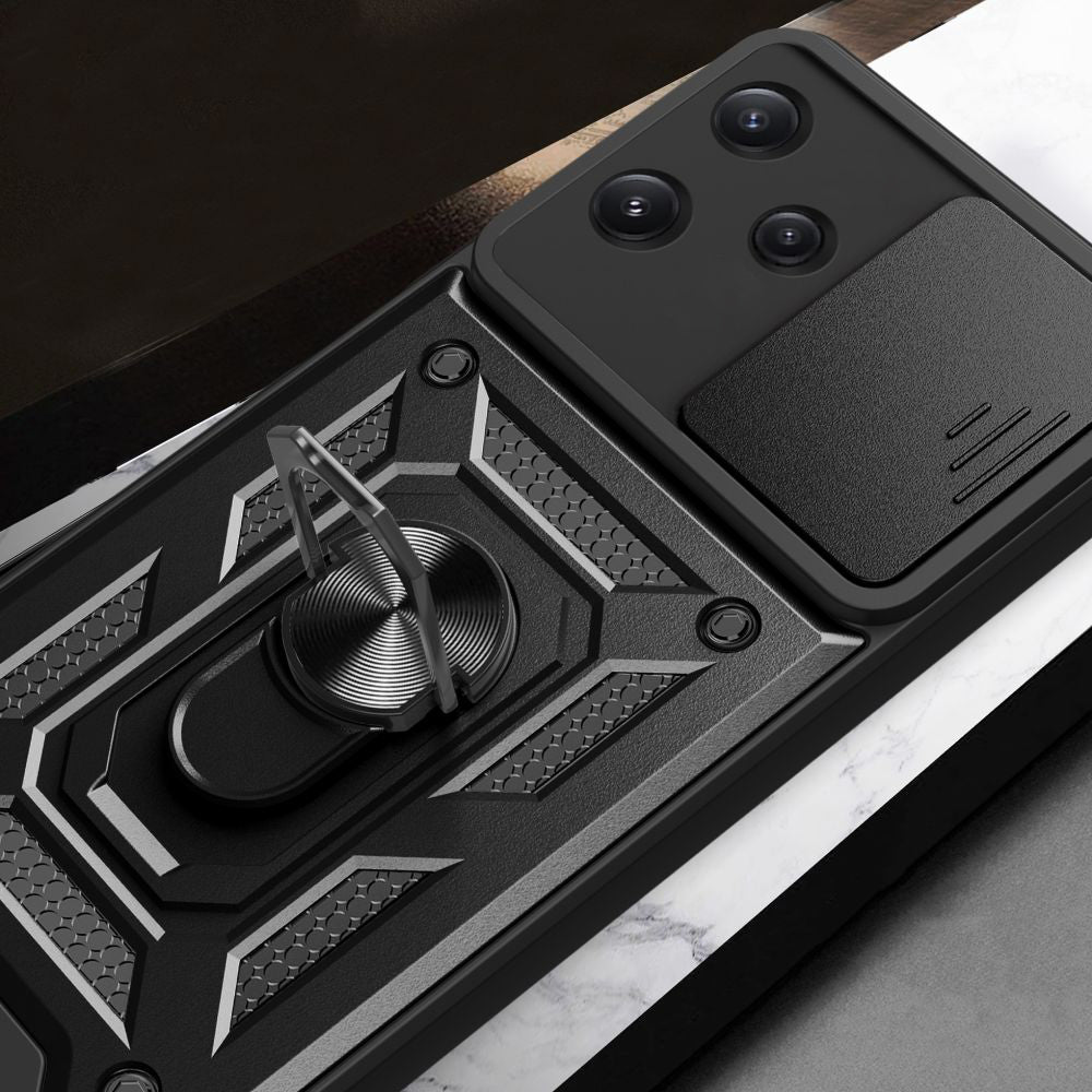 Etui do Xiaomi Redmi 12 5G, Techsuit, CamShield, Czarna