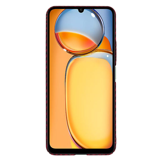 Etui na Xiaomi Redmi 13C 5G / 13C / Poco C65, Techsuit, Carbonite FiberShell, Czerwone