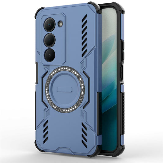 Etui na Xiaomi Redmi 15 5G / 15 4G, Techsuit, ArmorMag, Niebieskie