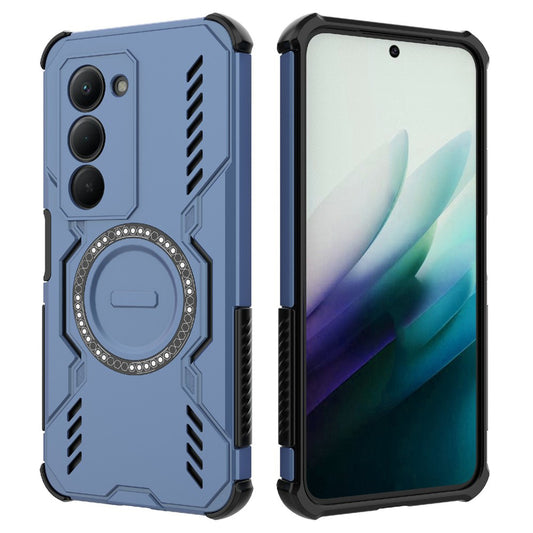 Etui na Xiaomi Redmi 15 5G / 15 4G, Techsuit, ArmorMag, Niebieskie