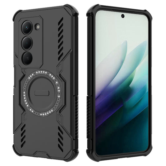 Etui na Xiaomi Redmi 15 5G / 15 4G, Techsuit, ArmorMag, Czarne