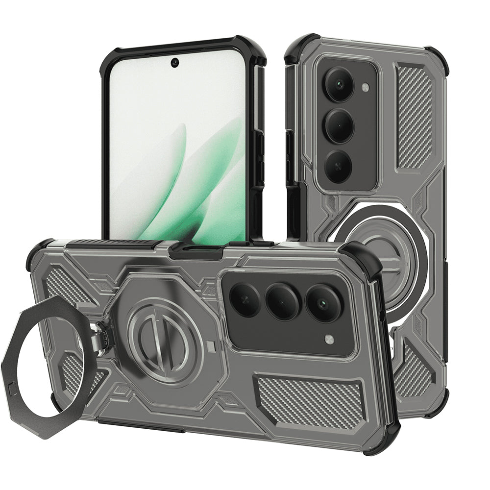 Case for Xiaomi Redmi 15 5G / 15 4G, Techsuit, Carbon Shield Pro, Smoky