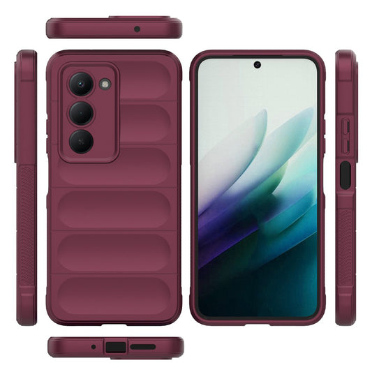 Etui na Xiaomi Redmi 15 5G / 15 4G, Techsuit, Magic Shield, Wiśniowy