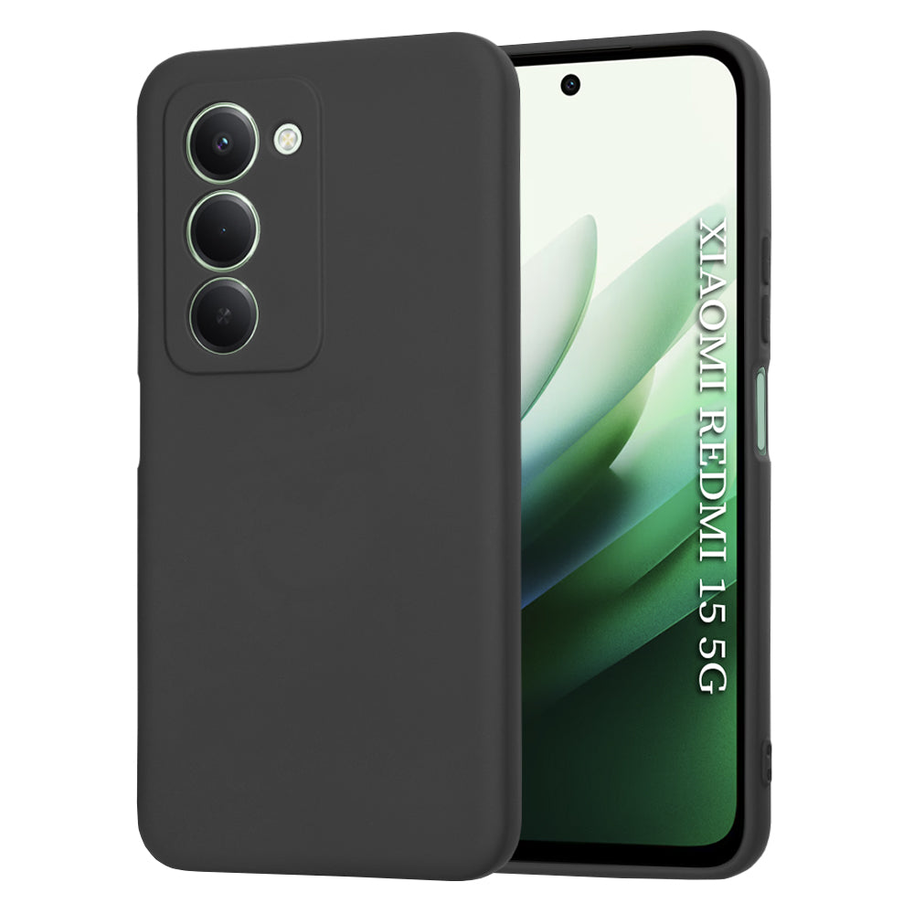 Etui na Xiaomi Redmi 15 5G / 15 4G, Techsuit, SoftFlex, Czarny