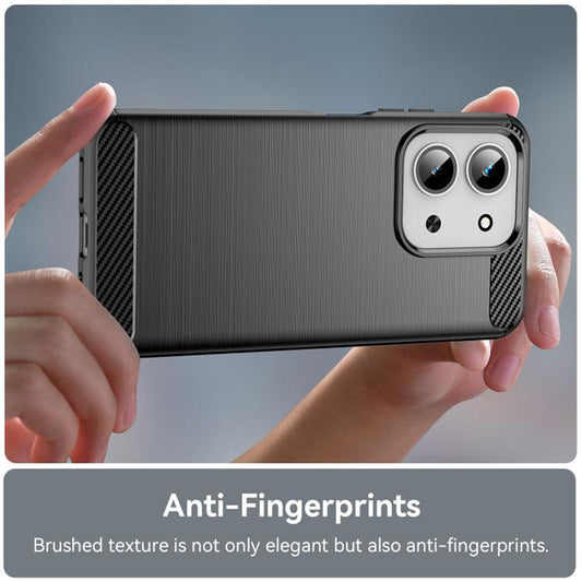 Etui do Xiaomi Redmi 15C 5G / 15C 4G, Techsuit, Carbon, Czarny