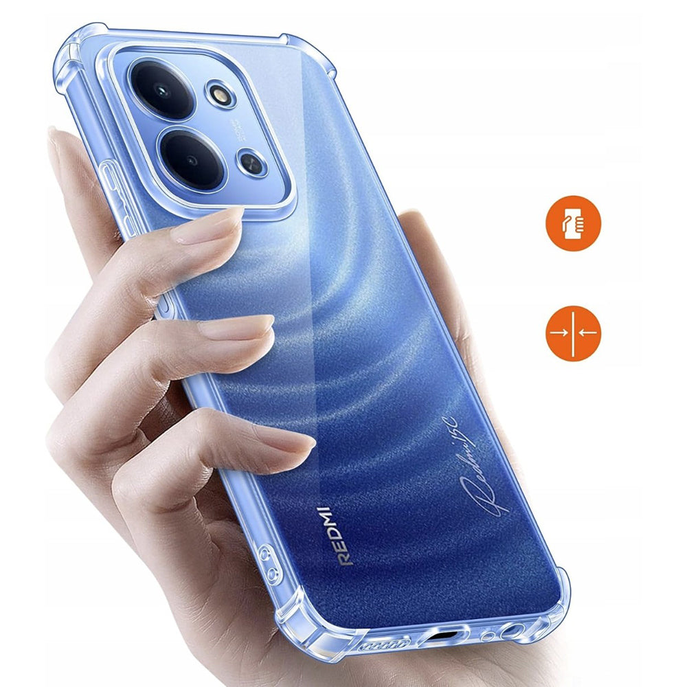 Etui na Xiaomi Redmi 15C 5G / 15C 4G, Techsuit, odporne na wstrząsy, przezroczyste