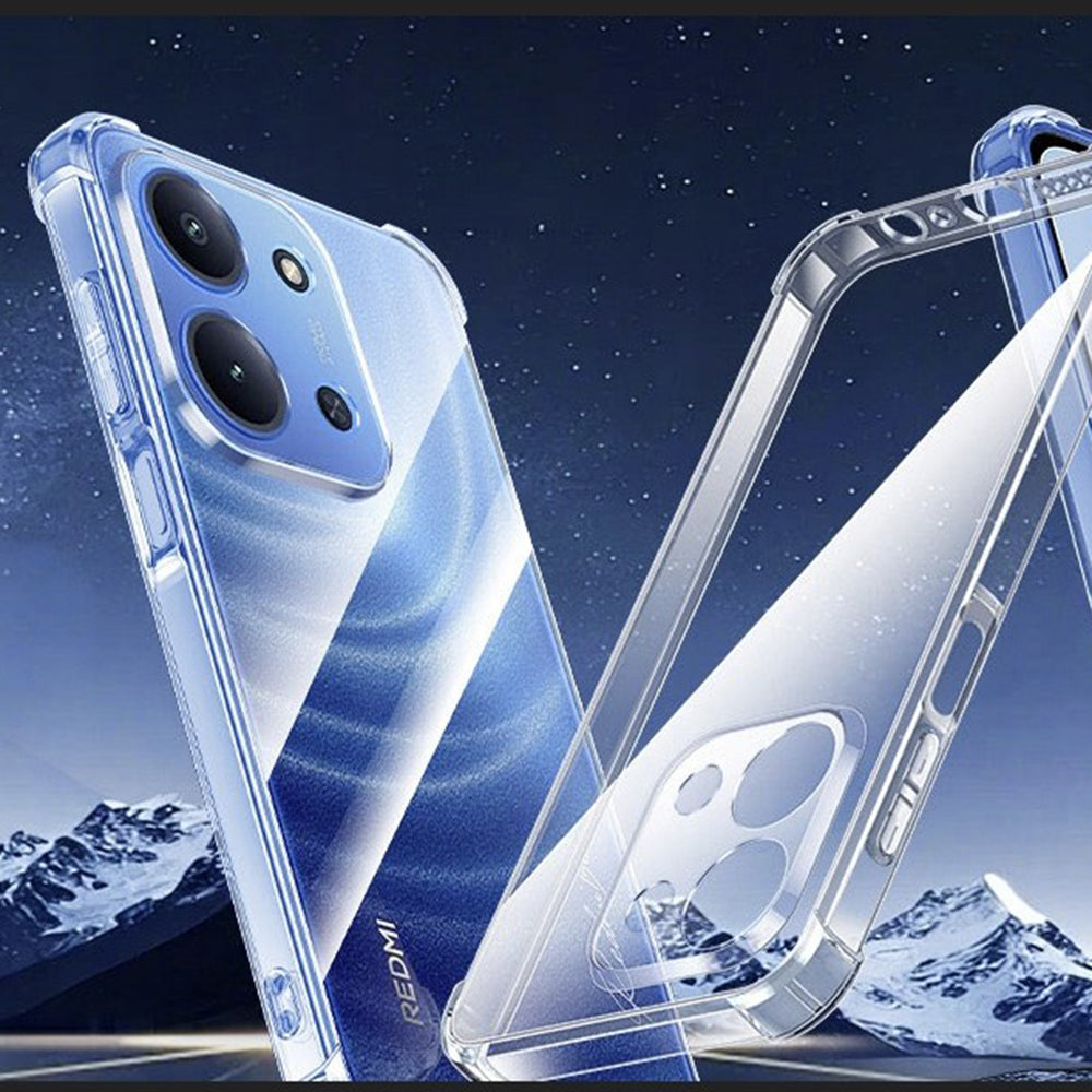 Etui na Xiaomi Redmi 15C 5G / 15C 4G, Techsuit, odporne na wstrząsy, przezroczyste