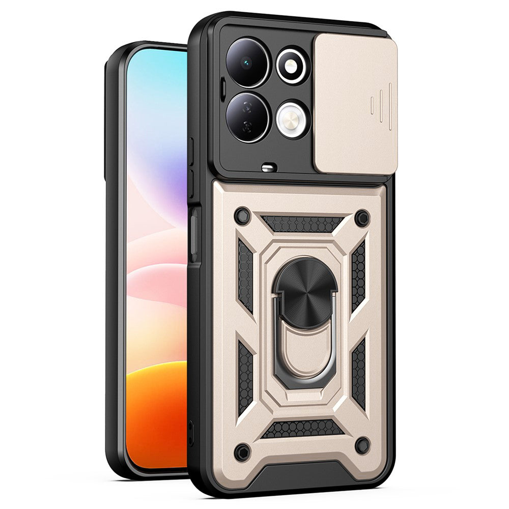 Etui do Xiaomi Redmi 17 5G / 17 4G, Techsuit, CamShield, Złote