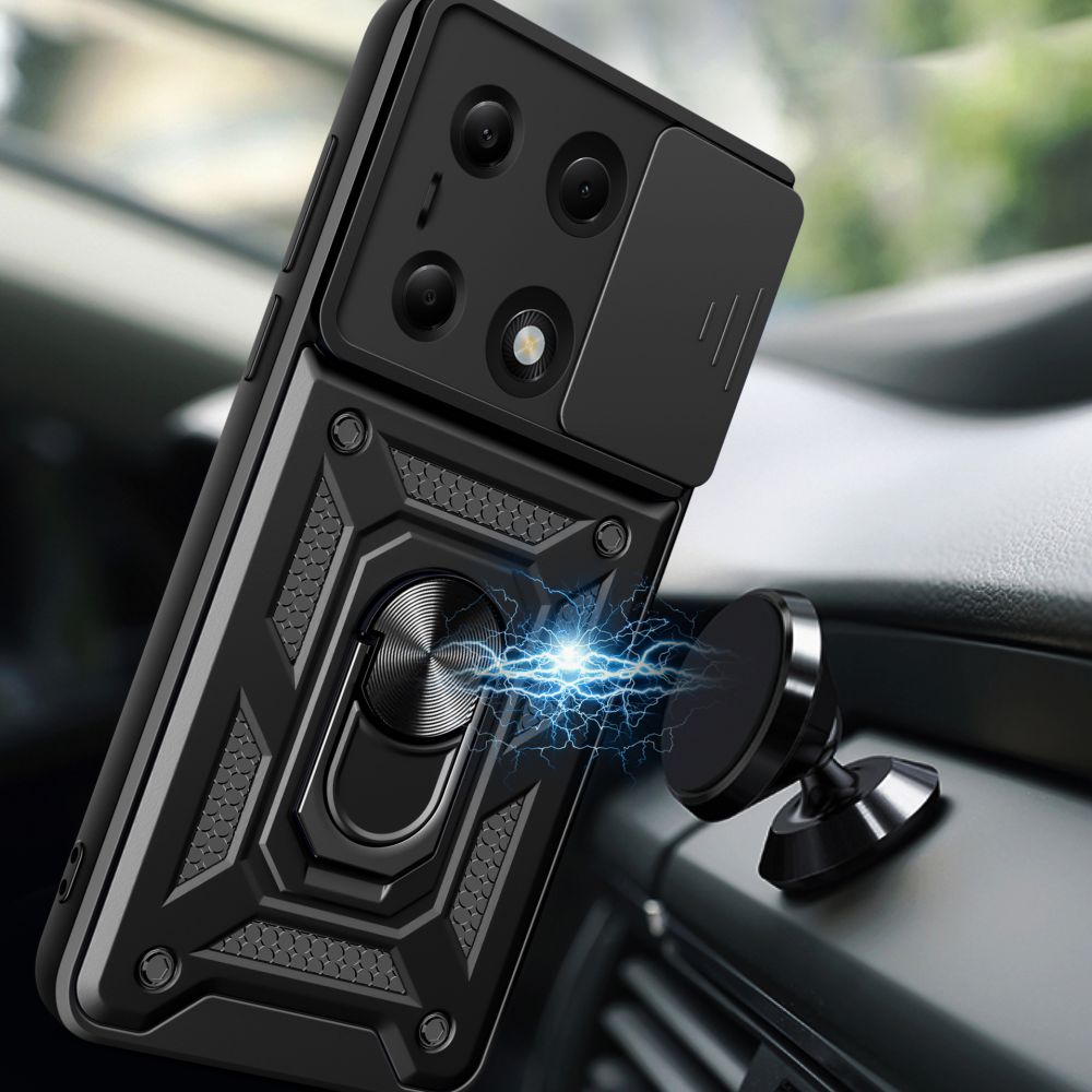Etui do Xiaomi Redmi Note 13 Pro 4G / M6 Pro, Tech-Protect, CamShield Pro, czarne