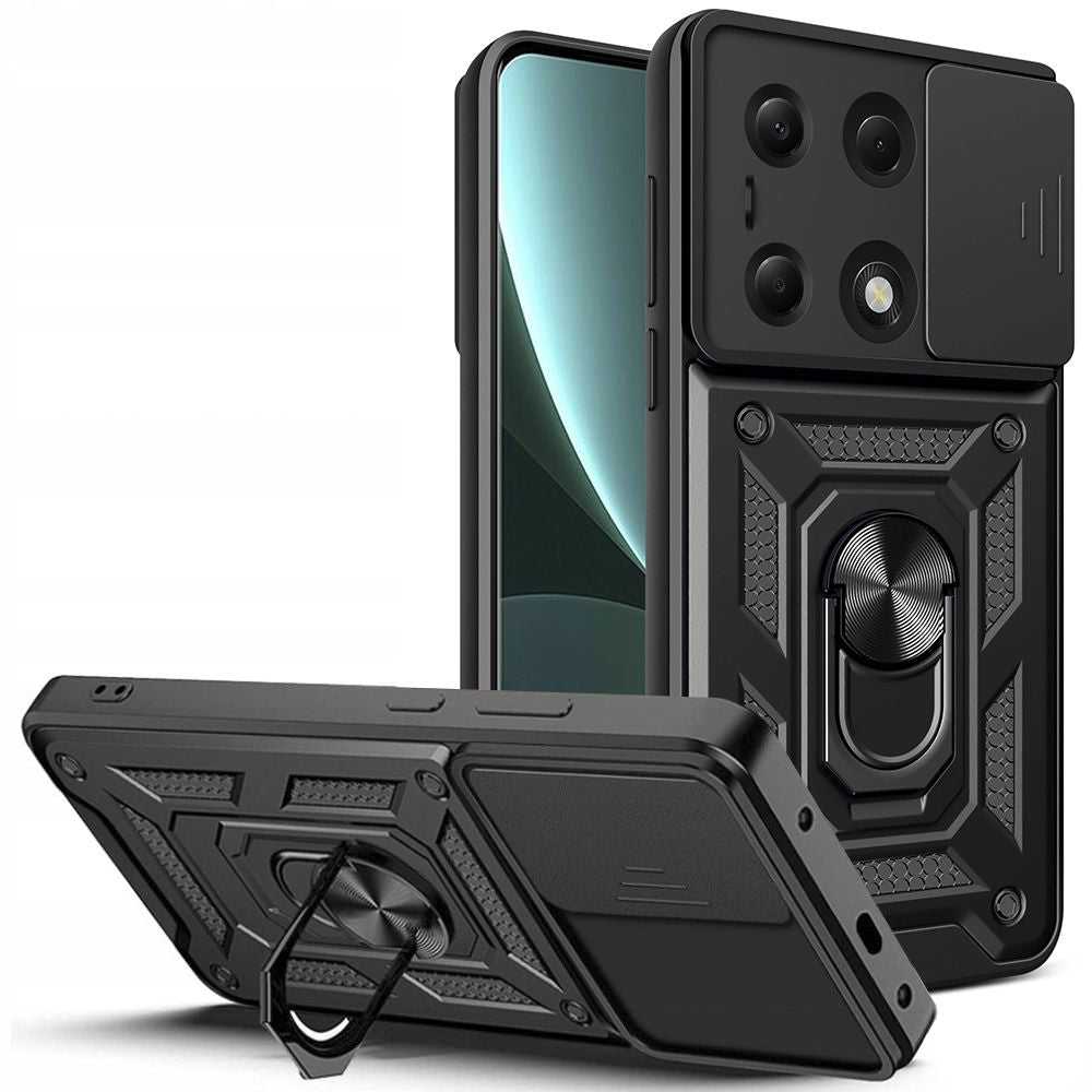 Etui do Xiaomi Redmi Note 13 Pro 4G / M6 Pro, Tech-Protect, CamShield Pro, czarne