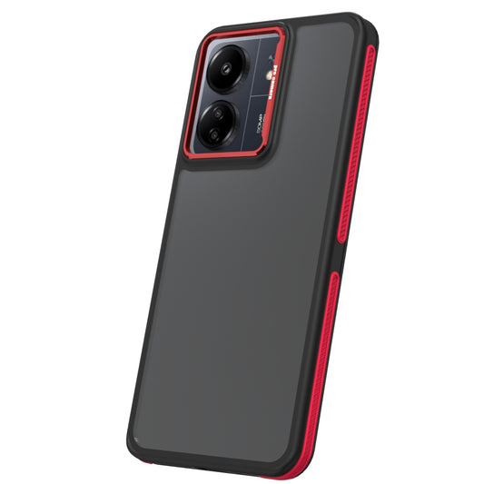 Etui do Xiaomi Poco M6 / Redmi 13C 5G, OEM, Crystal Black, Różowe