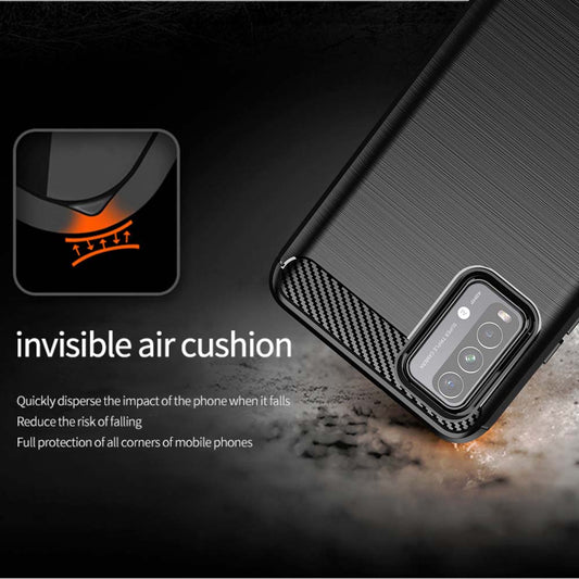 Etui do Xiaomi Redmi 9 Power / 9T, Techsuit, Carbon, Czarny