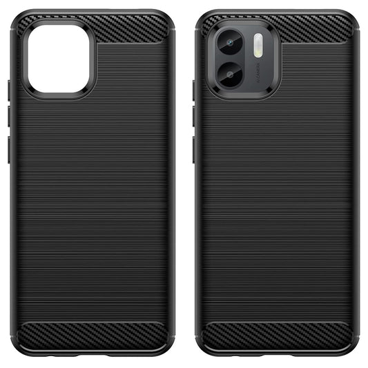 Etui na Xiaomi Redmi A2 / A1, Techsuit, Carbon, Czarny