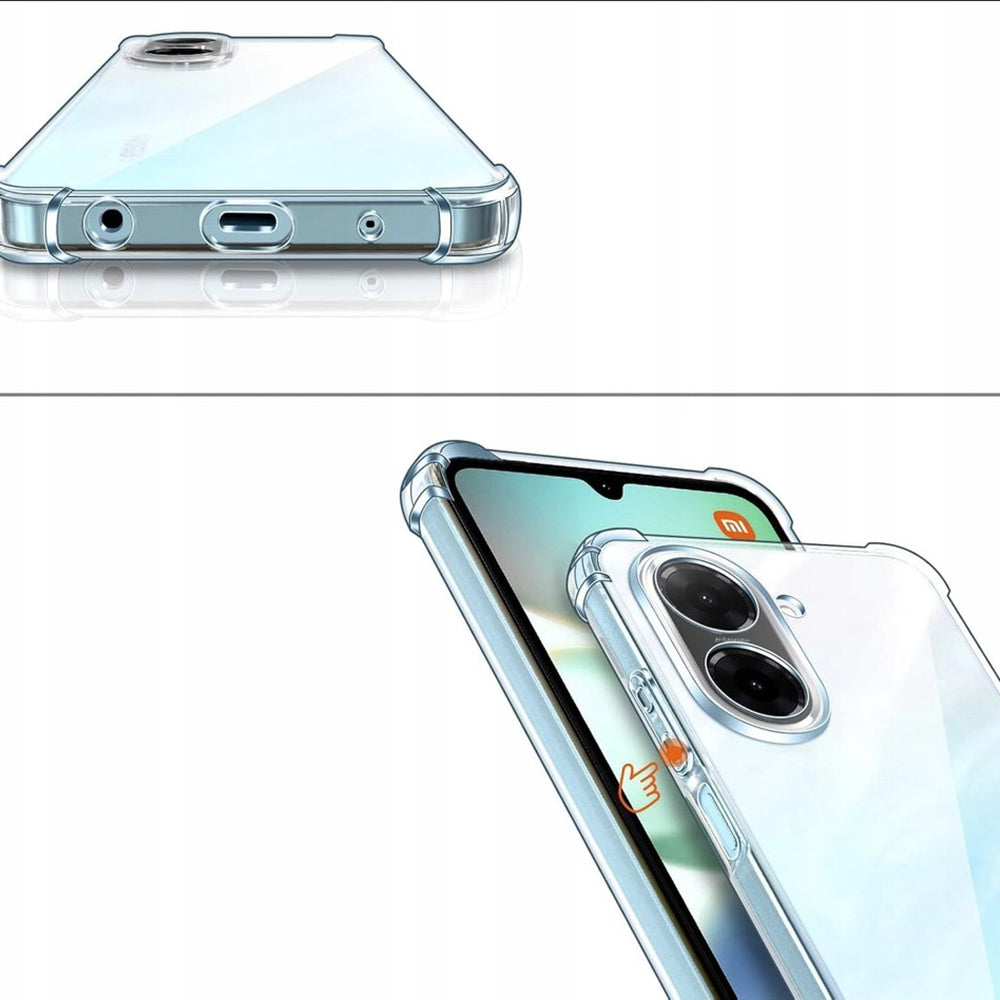 Etui na Xiaomi Redmi A5 4G (Standard), Techsuit, odporne na wstrząsy, przezroczyste