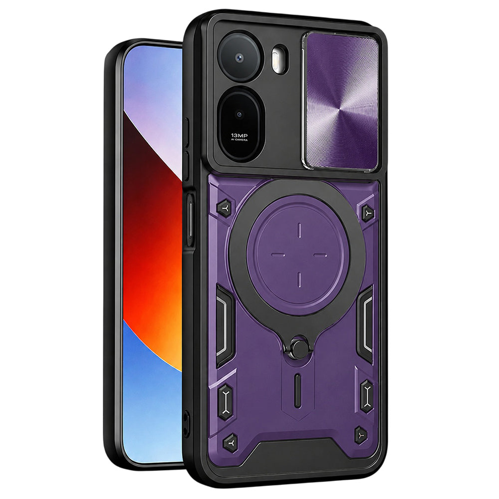Etui na Xiaomi Redmi A7 Pro 4G, Techsuit, CamGuard Pro, Fioletowy