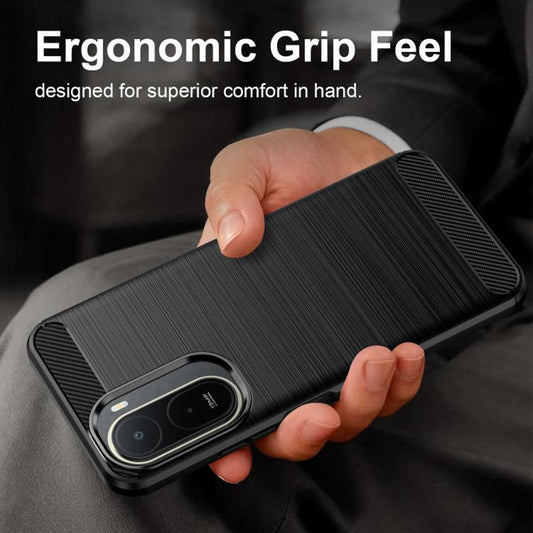 Etui do Xiaomi Redmi A7 Pro 4G, Techsuit, Carbon, Czarny