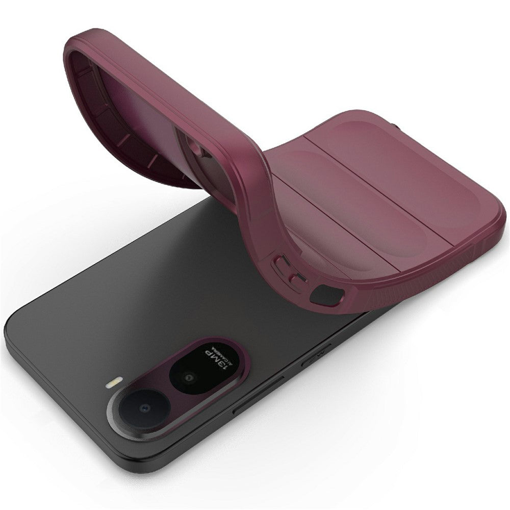 Etui do Xiaomi Redmi A7 Pro 4G, Techsuit, Magic Shield, Wiśniowy