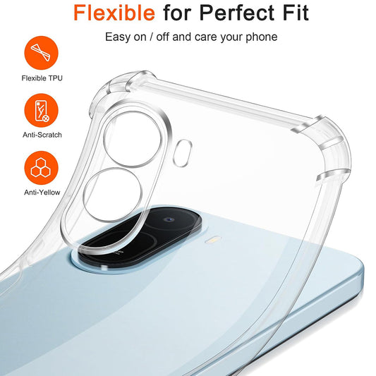 Etui na Xiaomi Redmi A7 Pro 4G, Techsuit, Shockproof Clear, Przezroczyste