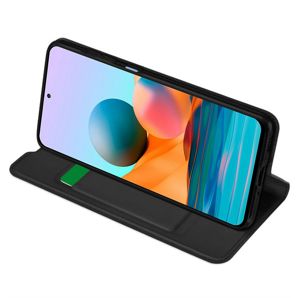 Etui na Xiaomi Redmi Note 10 Pro Max / Note 10 Pro, Techsuit, Magskin Book, Czarne