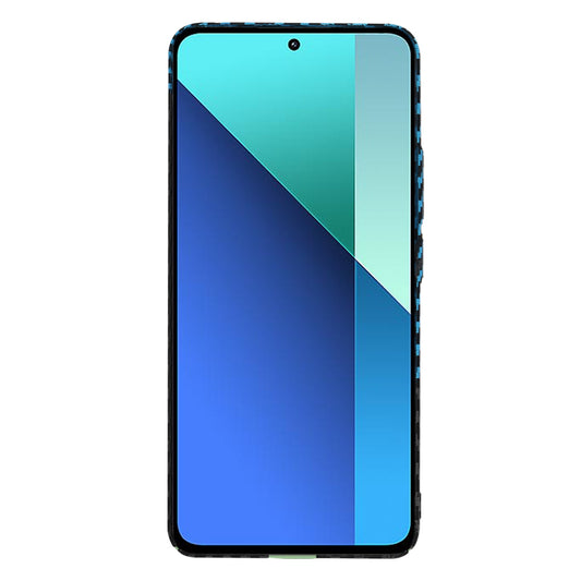 Etui do Xiaomi Redmi Note 13 4G, Techsuit, Carbonite FiberShell, Czarna Bleu