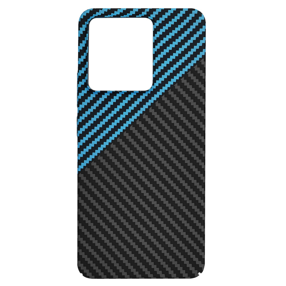 Etui do Xiaomi Redmi Note 13 4G, Techsuit, Carbonite FiberShell, Czarna Bleu