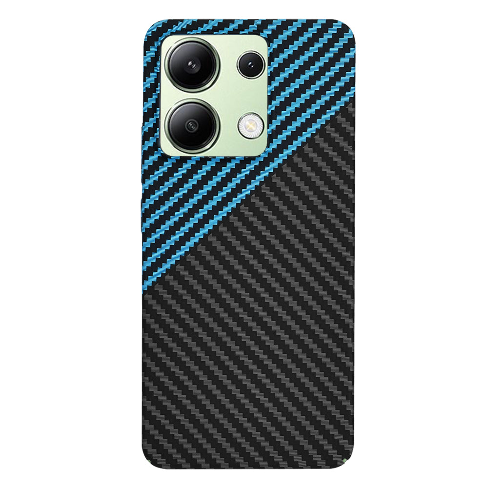 Etui do Xiaomi Redmi Note 13 4G, Techsuit, Carbonite FiberShell, Czarna Bleu