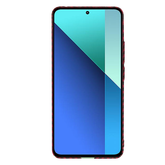Etui na Xiaomi Redmi Note 13 4G, Techsuit, Carbonite FiberShell, Czerwony
