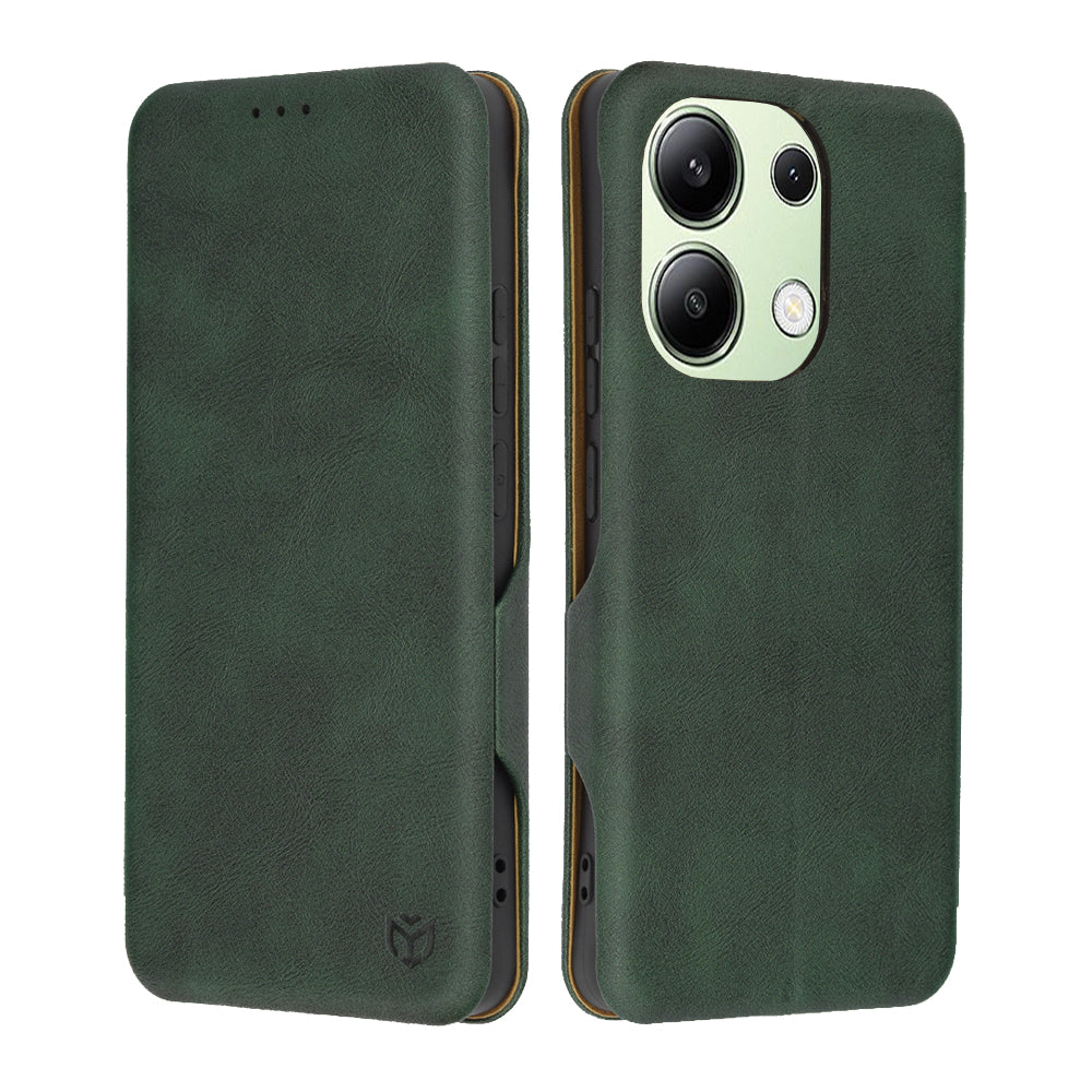 Etui do Xiaomi Redmi Note 13 4G, Techsuit, Safe Wallet Plus, Zielony