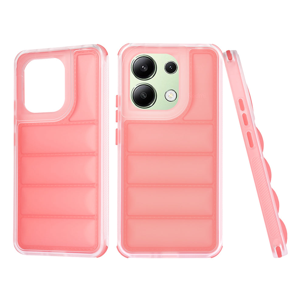 Etui do Xiaomi Redmi Note 13 4G, Techsuit, Wave Shield, Czerwony