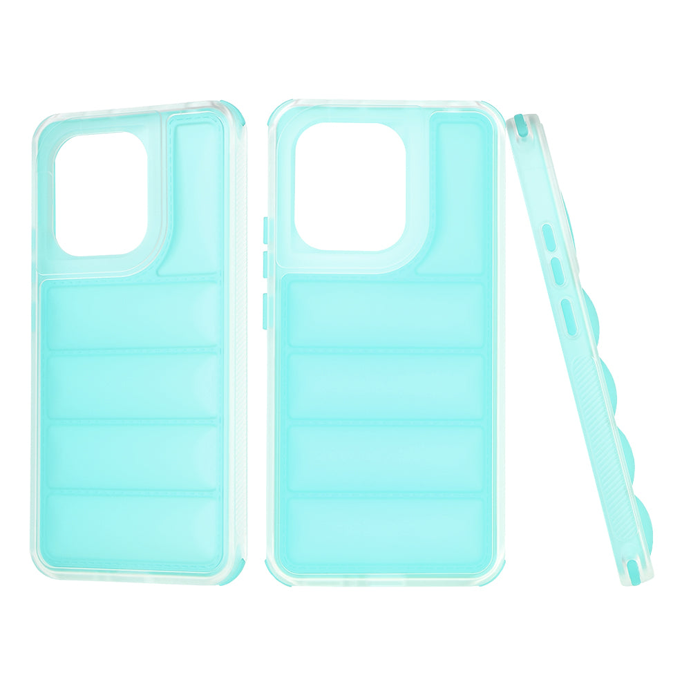 Etui na Xiaomi Redmi Note 13 4G, Techsuit, Wave Shield, Turkusowy