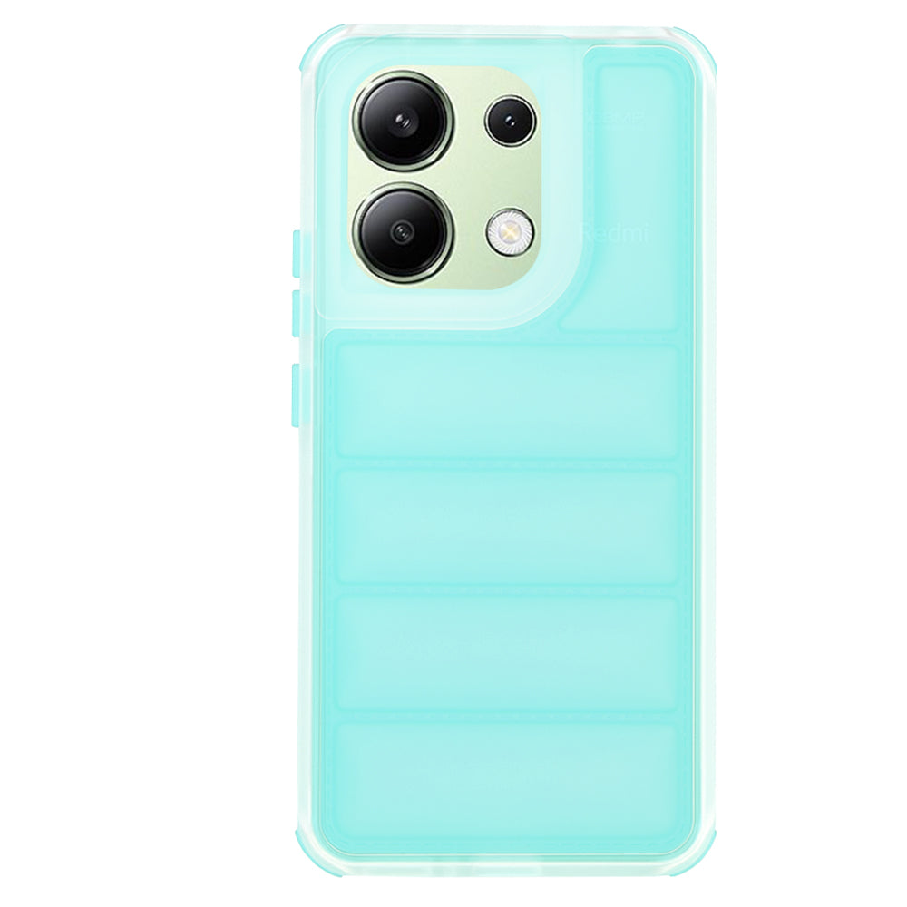 Etui na Xiaomi Redmi Note 13 4G, Techsuit, Wave Shield, Turkusowy