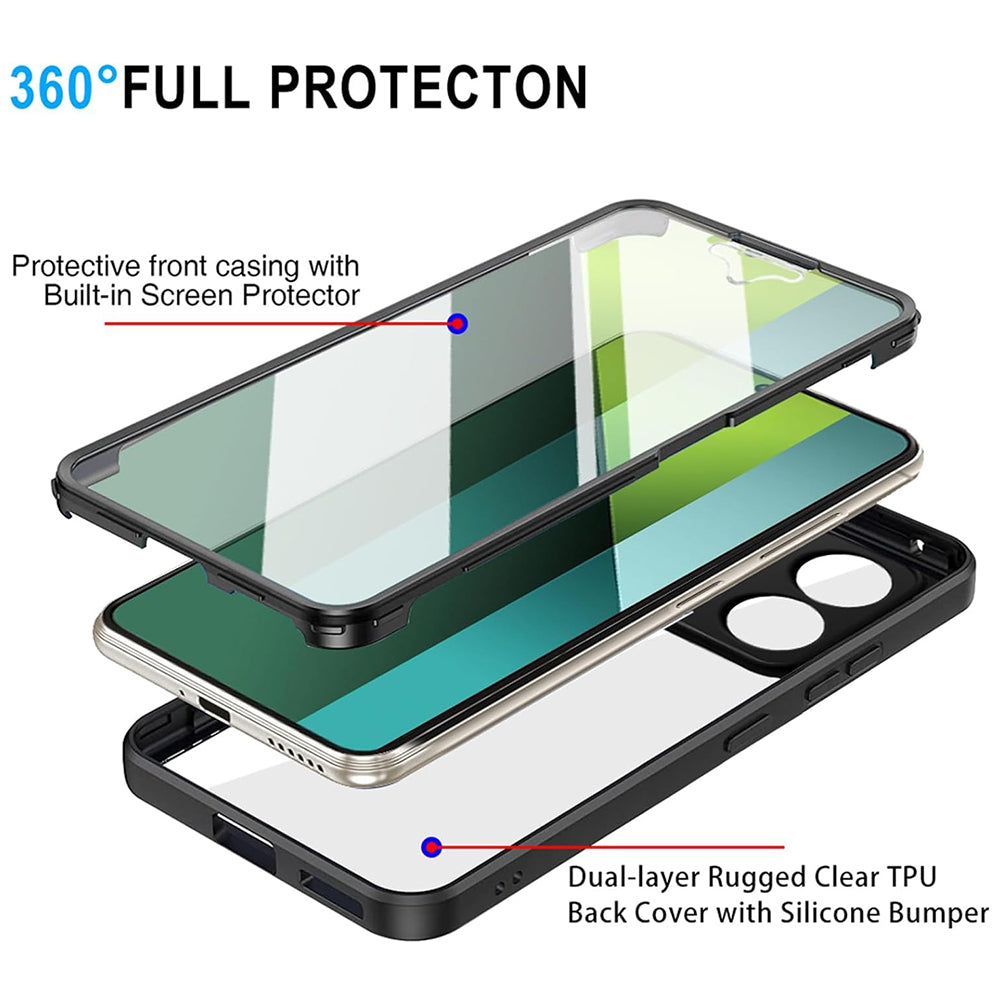 Etui na Xiaomi Redmi Note 13 5G, Techsuit, ColorVerse 360, Fioletowy