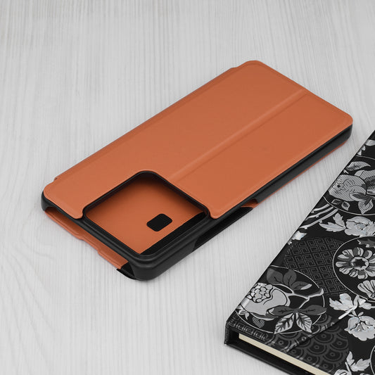 Etui na Xiaomi Redmi Note 13 5G, Techsuit, eFold, Pomarańczowe
