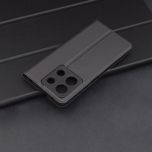 Etui na Xiaomi Redmi Note 13 5G, Techsuit, Magskin Book, czarne
