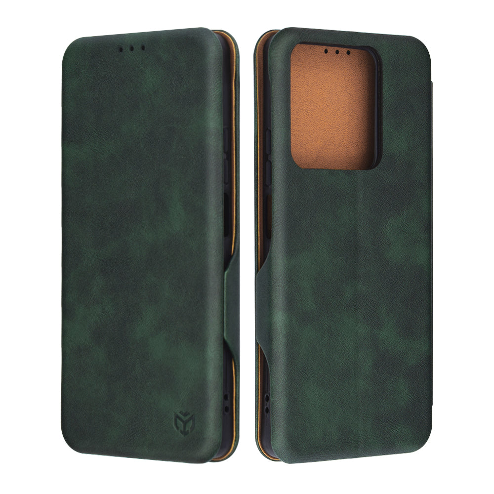 Etui do Xiaomi Redmi Note 13 5G, Techsuit, Safe Wallet Plus, Zielony