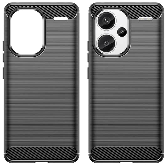 Etui do Xiaomi Redmi Note 13 Pro+, Techsuit, Carbon, Czarny
