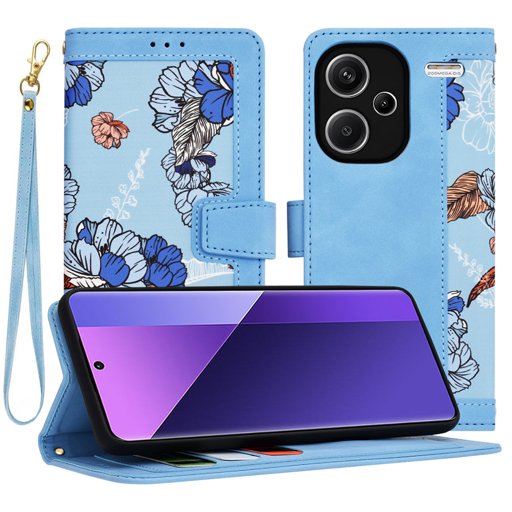 Etui na Xiaomi Redmi Note 13 Pro+, Techsuit, FlipCraft, Niebieski