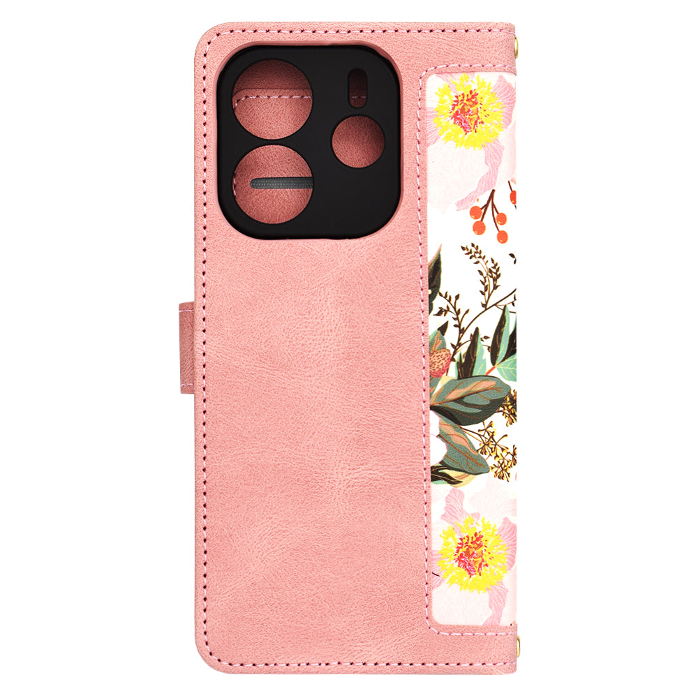 Etui na Xiaomi Redmi Note 14 4G (Regional), Techsuit, FlipCraft, Różowe