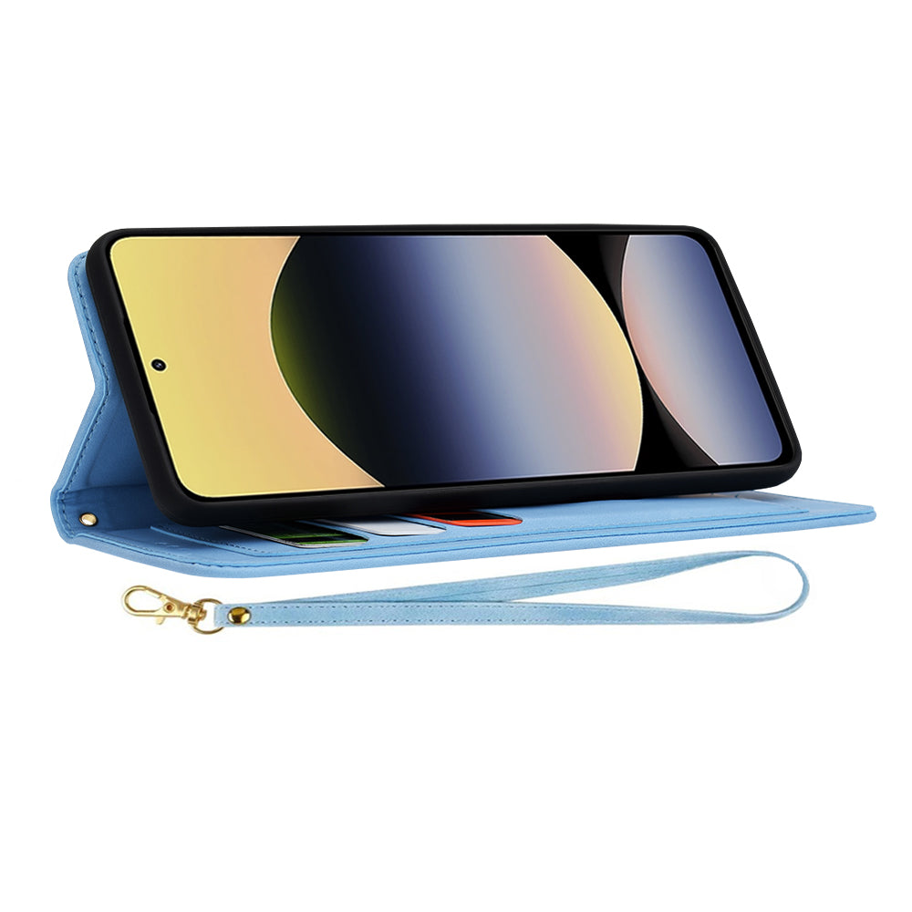 Etui na Xiaomi Redmi Note 14 4G (Standard), Techsuit, FlipCraft, Niebieski