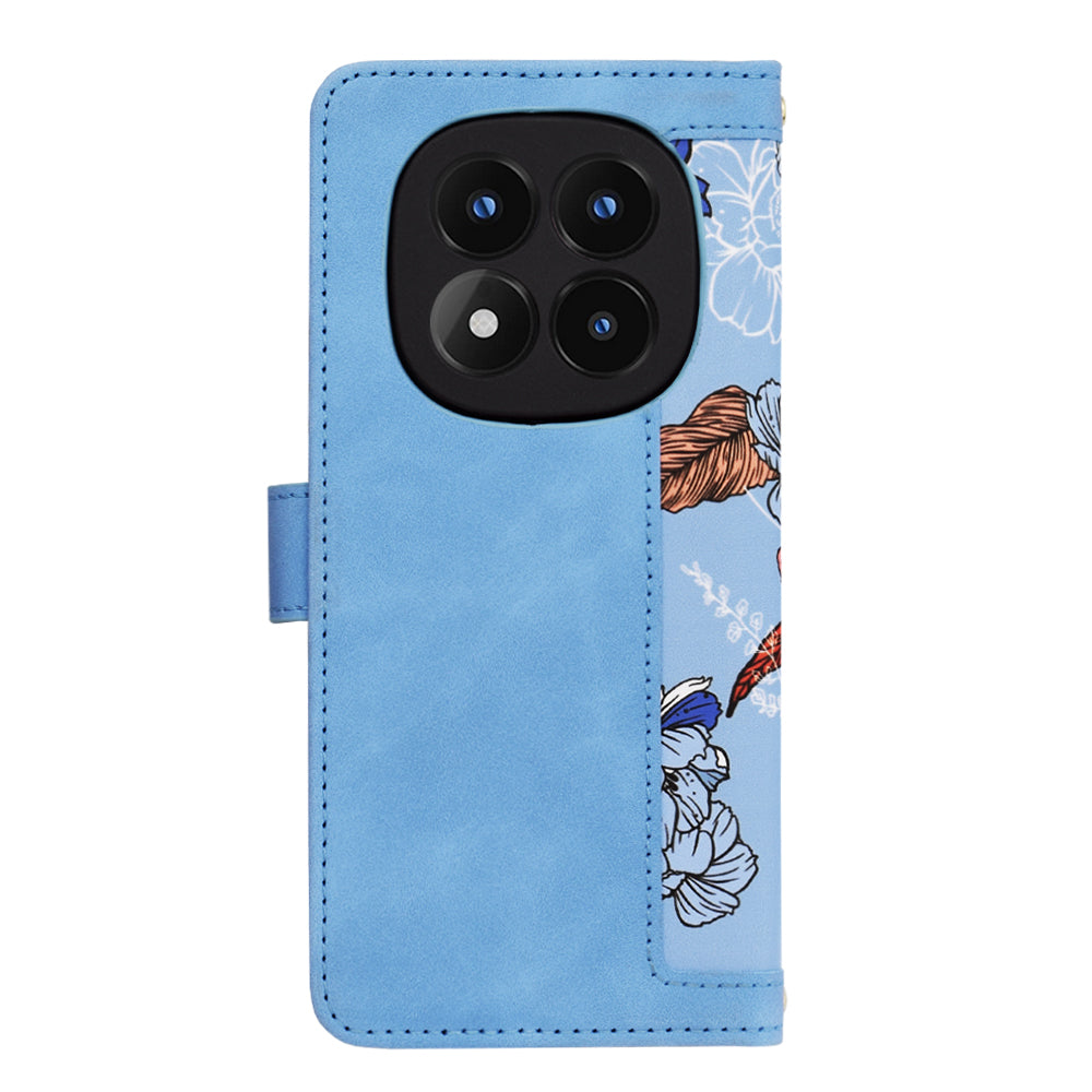 Etui na Xiaomi Redmi Note 14 Pro 4G, Techsuit, FlipCraft, Niebieski