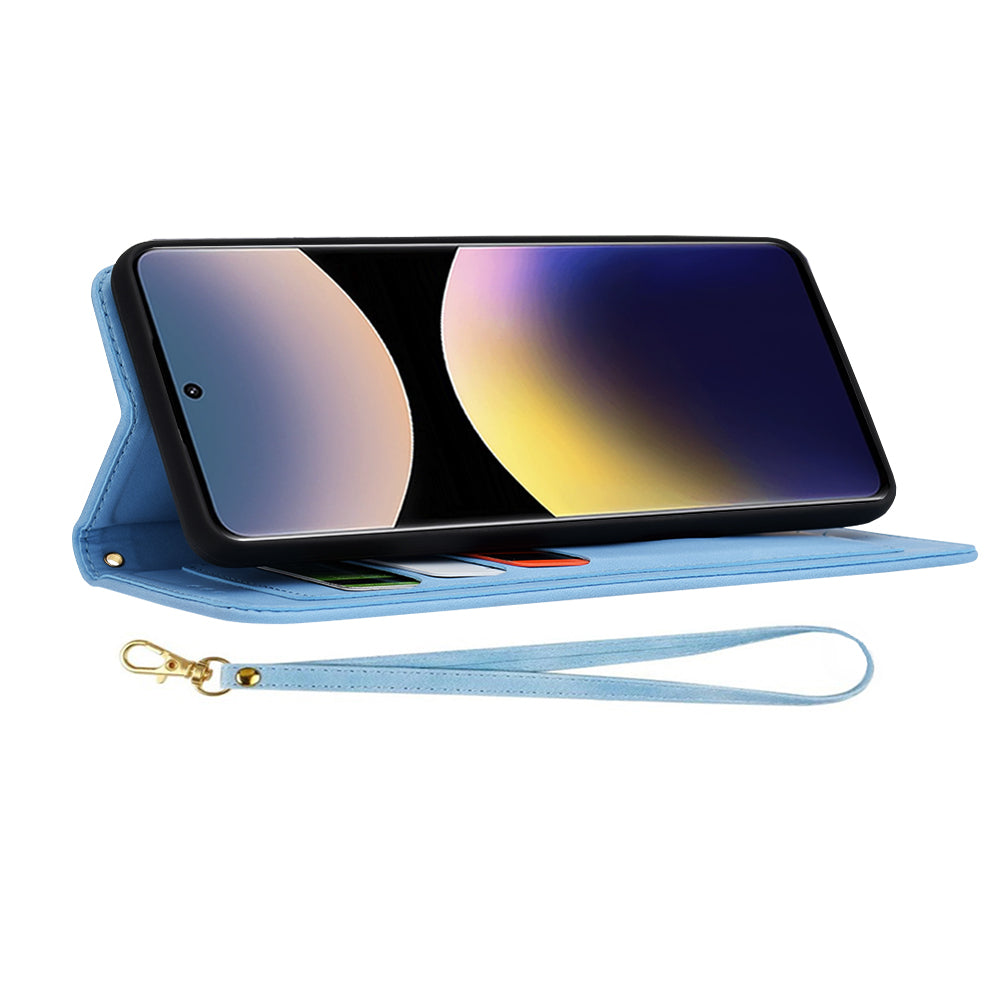 Etui na Xiaomi Redmi Note 14 Pro 4G, Techsuit, FlipCraft, Niebieski