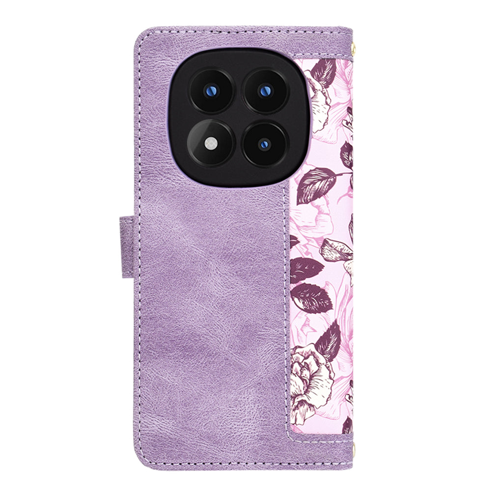Etui na Xiaomi Redmi Note 14 Pro 4G, Techsuit, FlipCraft, Fioletowy
