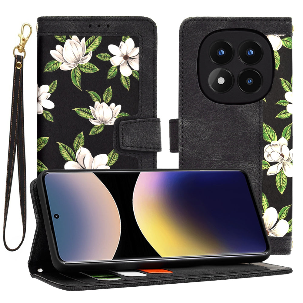 Etui na Xiaomi Redmi Note 14 Pro 4G, Techsuit, FlipCraft, czarne
