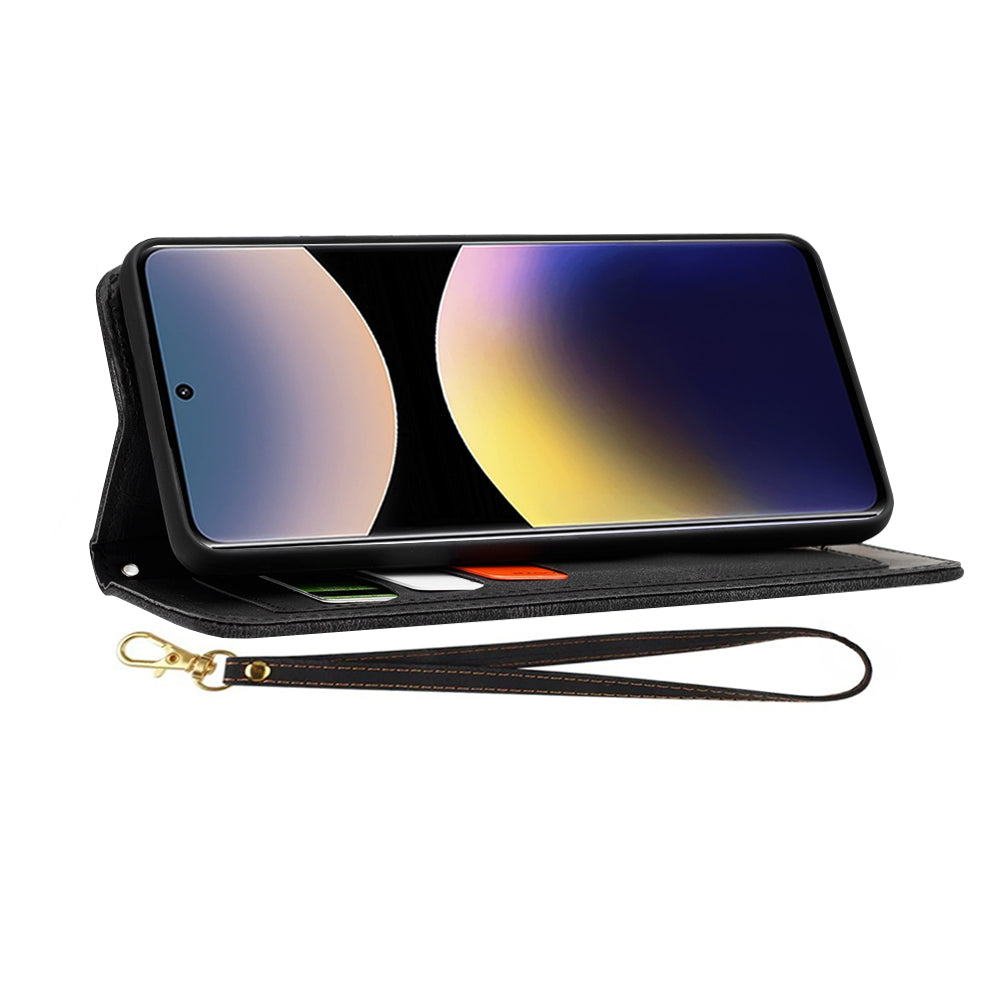 Etui na Xiaomi Redmi Note 14 Pro 4G, Techsuit, FlipCraft, czarne