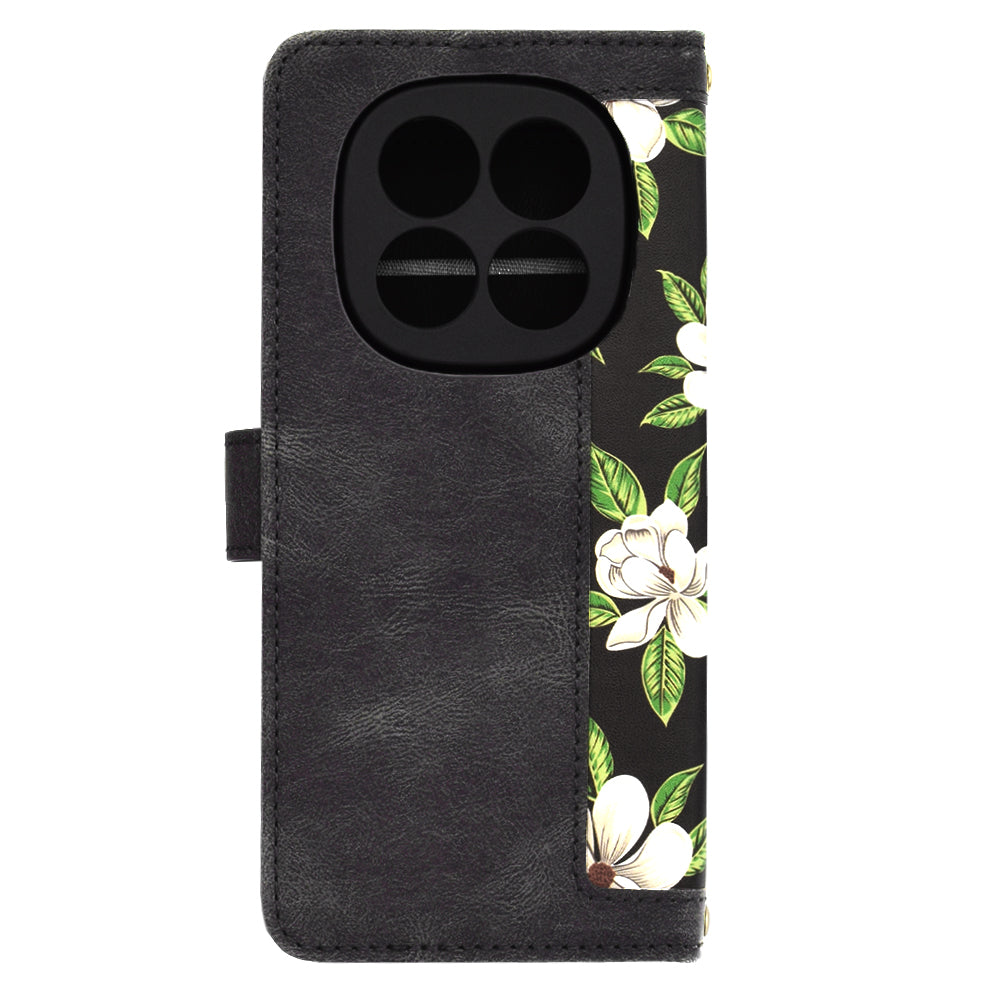 Etui na Xiaomi Redmi Note 14 Pro 4G, Techsuit, FlipCraft, czarne