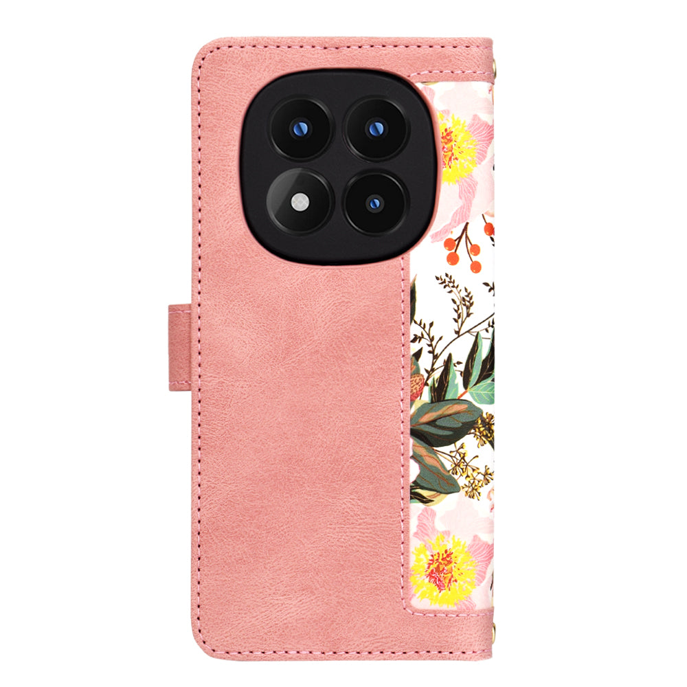 Etui na Xiaomi Redmi Note 14 Pro 4G, Techsuit, FlipCraft, Różowe